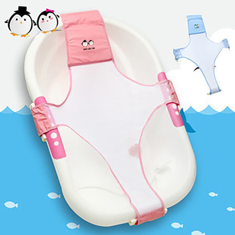 Rede de suporte extra grande para banho de bebê, suporte para banheira de bebê, rede para banheira de recém-nascido, cam