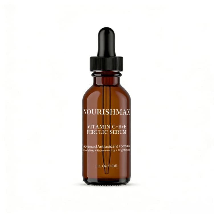 Sérum de Vitamina C, nourishmax sérum de vitamina C, para Todos os Tipos de Pele, 1 Fl Oz
