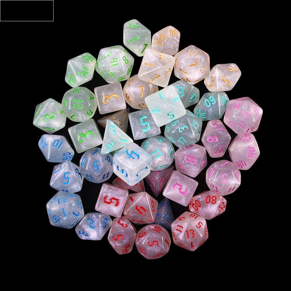 SOLDOI Dice Toy 7 Pçs/set Jogando Jogos De Tabuleiro Jogo De Mesa Festa Em Família Entretenimento Brinquedos