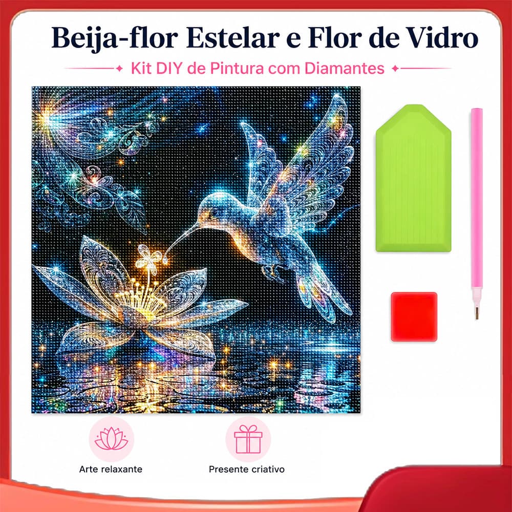 Conjunto de pintura diamante adulto 5D Hummingbird pintura diamante 30x30cm adequado para decoração de parede, feito à m