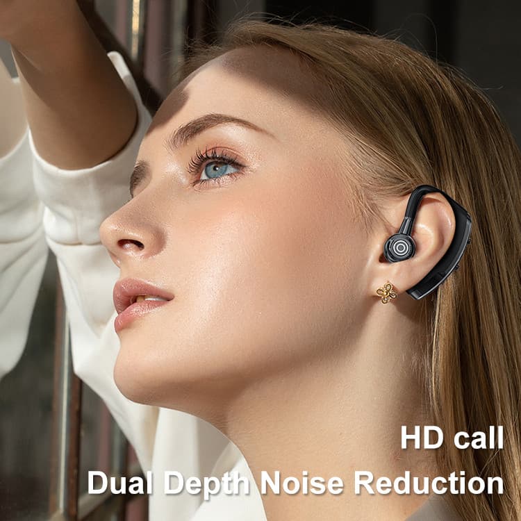 [Visor Digital Moderno] Fone de ouvido bluetooth com visor digital para pendurar na orelha/Bluetooth/Fone Sem Fio