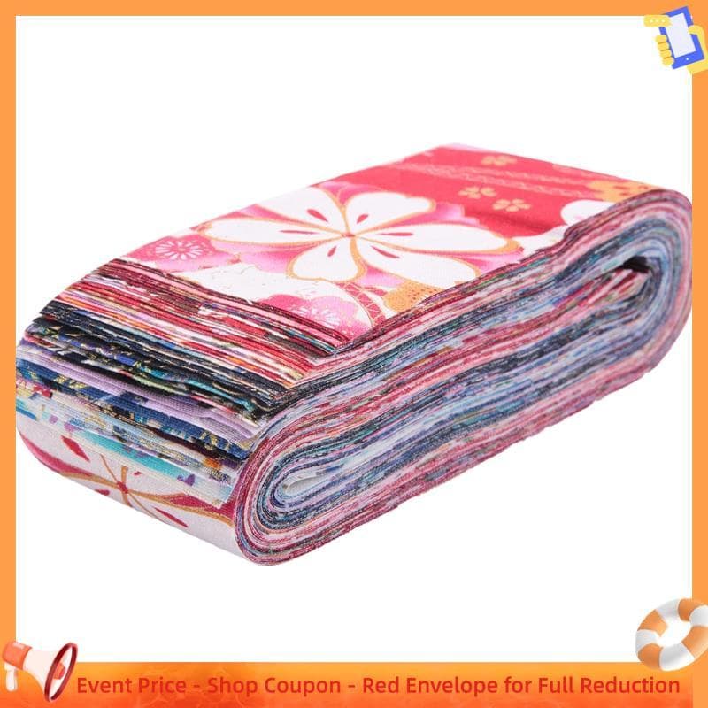 Ranarxaxenia00 Prosperityus40 PCS Tiras De Acolchoamento De Tecido De Algodão DIY Costura Artesanato Pacote Patchwork Su