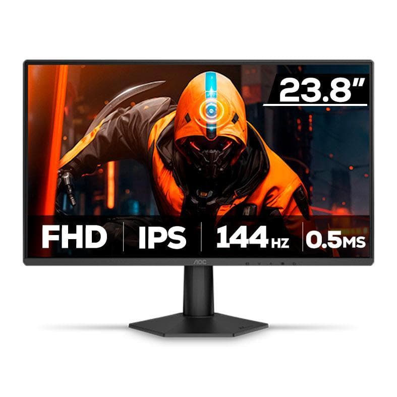 Monitor Gamer AOC Agon G50, 24 Pol, IPS, FHD, 0.5ms, 144Hz, G-Sync, HDMI/DP, 24G50F
