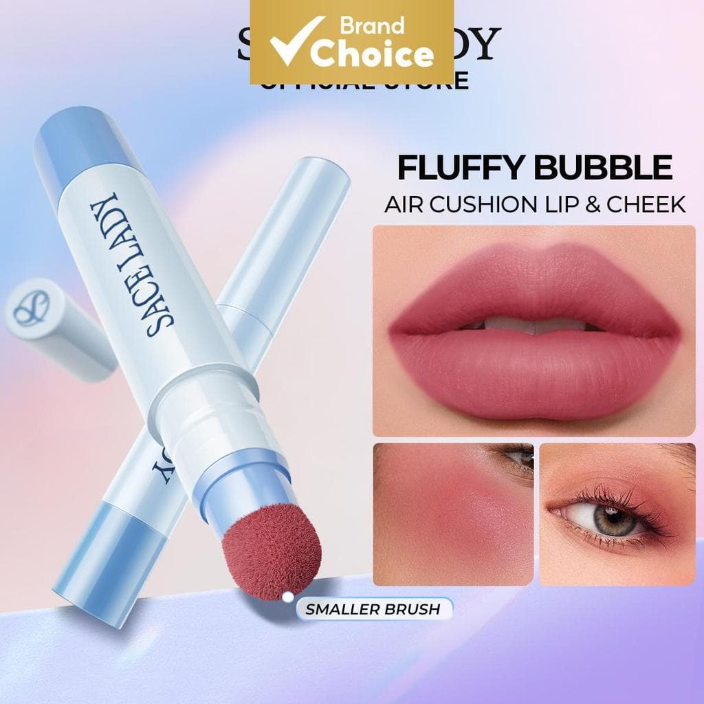 SACE LADY BR Batom Líquido Matte Velvet - Brilho Labial aveludado, textura sedosa, não pegajoso, maquiagem para lábios