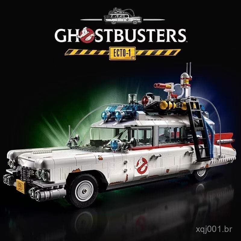 Compatível com o LEGO Ghostbusters Ghost Catching Car 10274, Blocos de Montar, Brinquedo para Crianças, Presente.