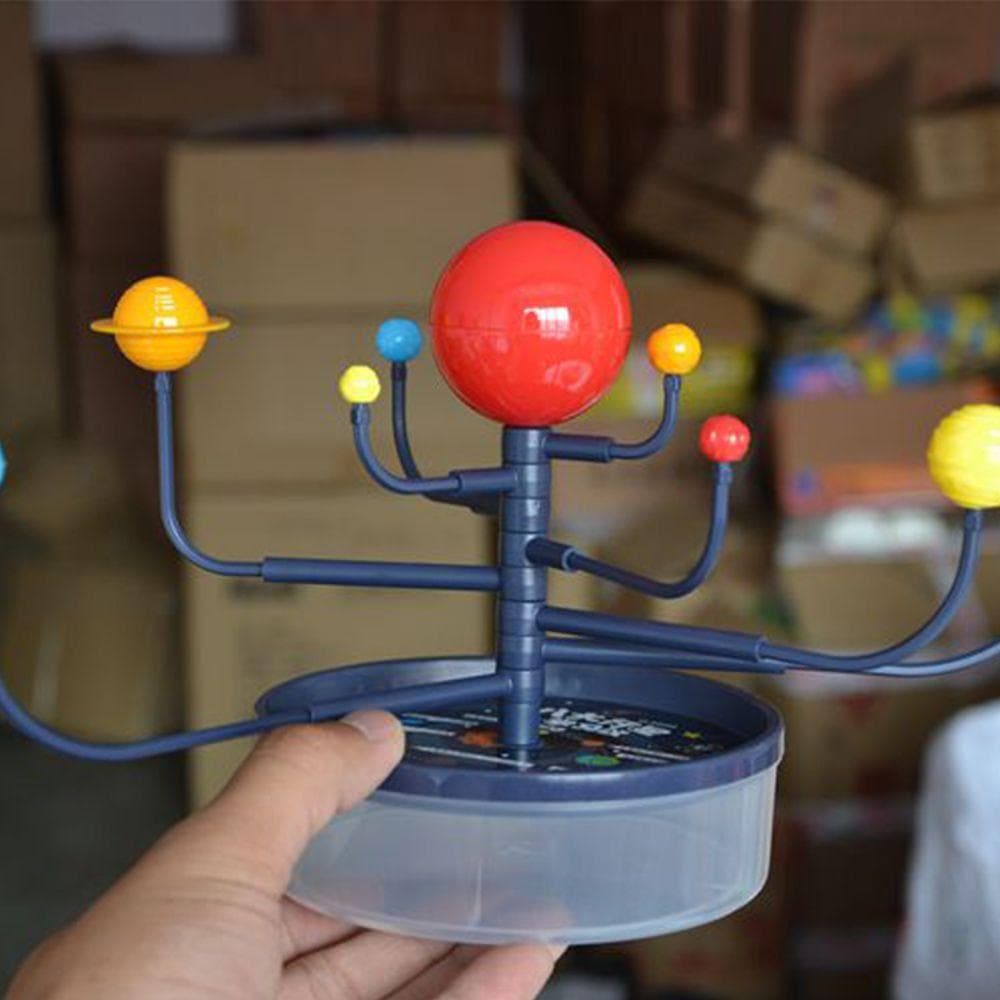 Brinquedos Montagem 3D Astronomia Criativa Brinquedo Educativo Crianças Projeto Científico Conjunto 9 Planetas