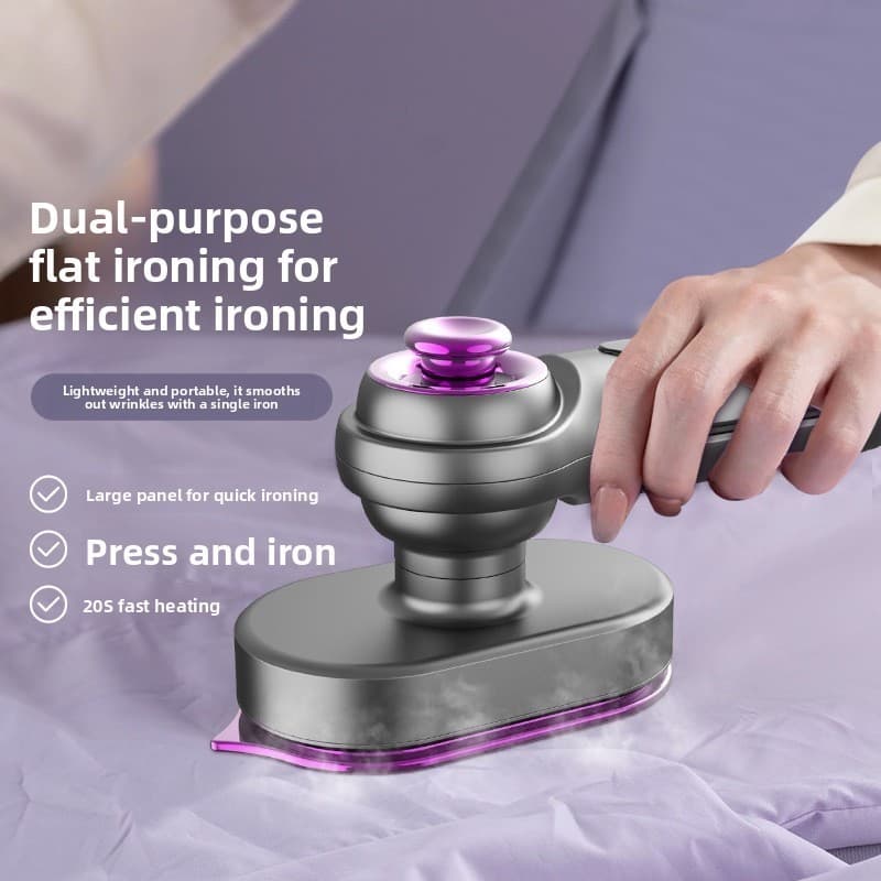Vaporizador Portátil Dobrável Para Roupas , Ferro A Vapor Seco/Úmido E Suspenso Viagens