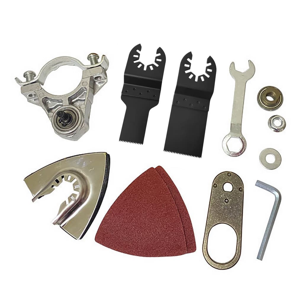 Kit Adaptador Universal Para Esmerilhadeira Angular Converte Esmerilhadeira De 100mm Em Multiferramenta Para Madeira Plá