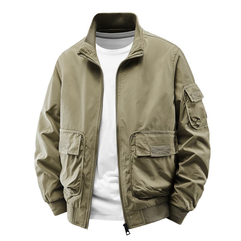 Novo estilo Workwear Multi-saco jaqueta primavera outono jaqueta masculina comércio exterior jaqueta gola jaqueta mascul
