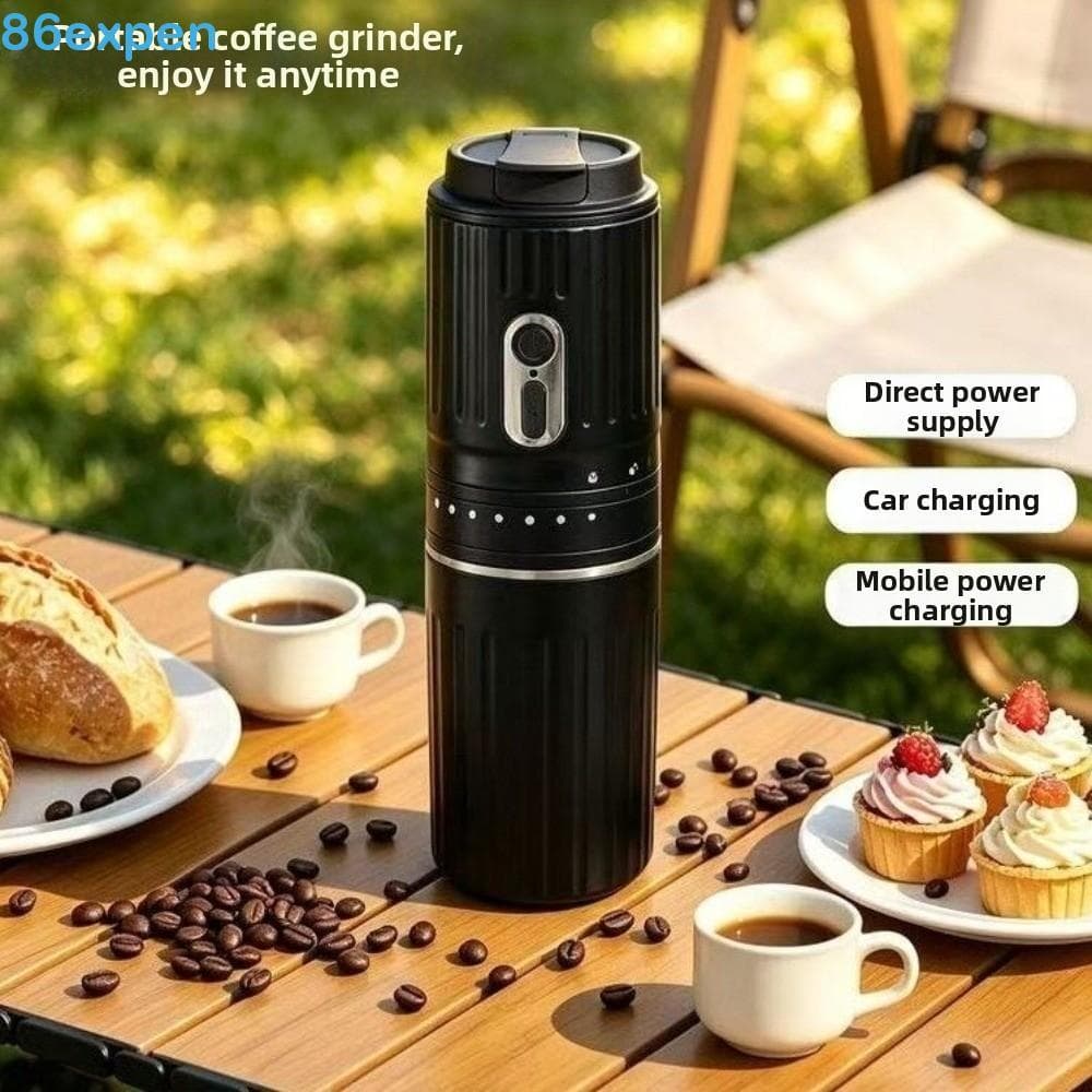 Café Elétrico | Cafeteira Portátil Recarregável USB Sem Fio , Mini Expresso Com Espessura Ajustável