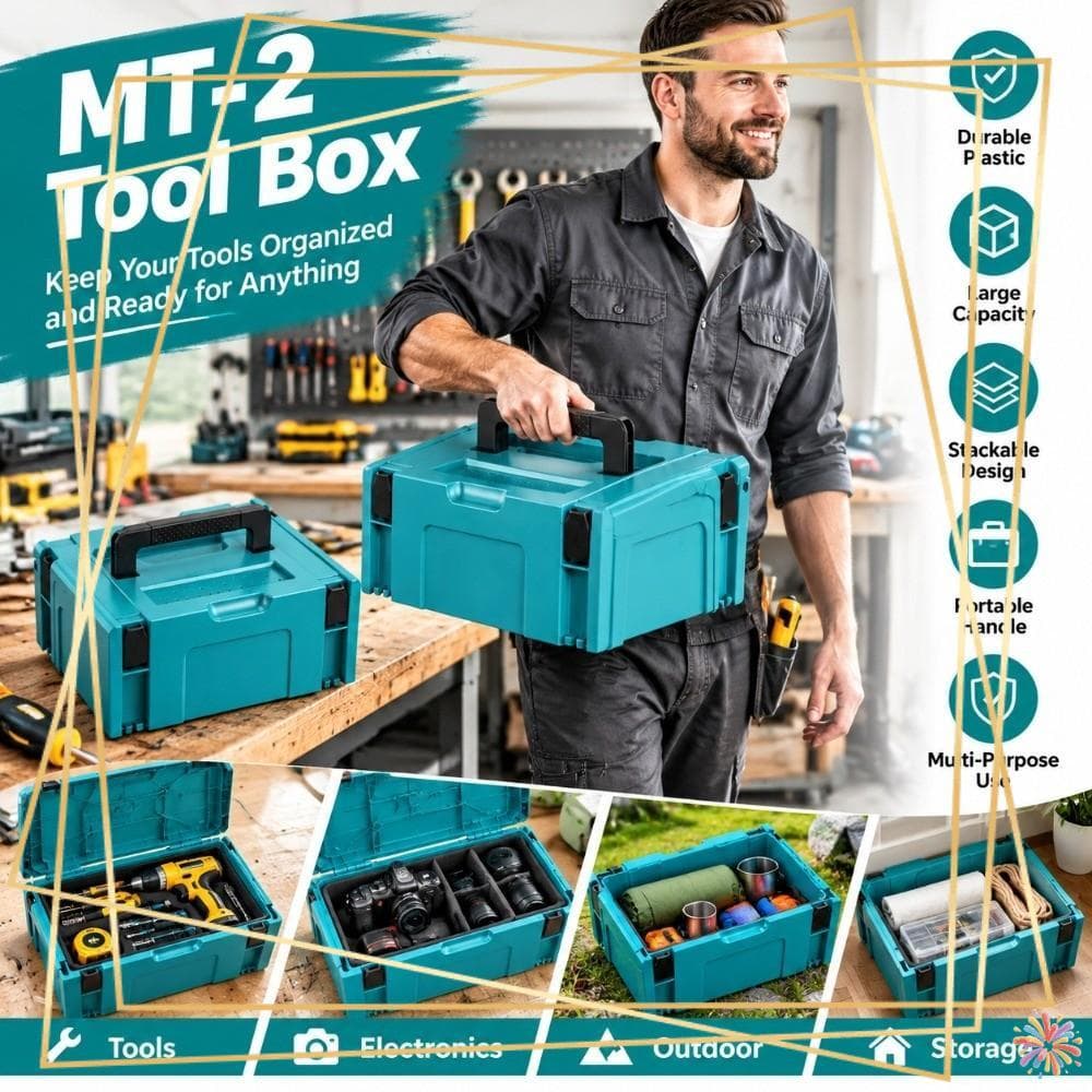 Sistema Modular Da Caixa De Ferramentas , Empilhável Portátil Grande Capacidade , Ferramenta Plástica Do Hardware