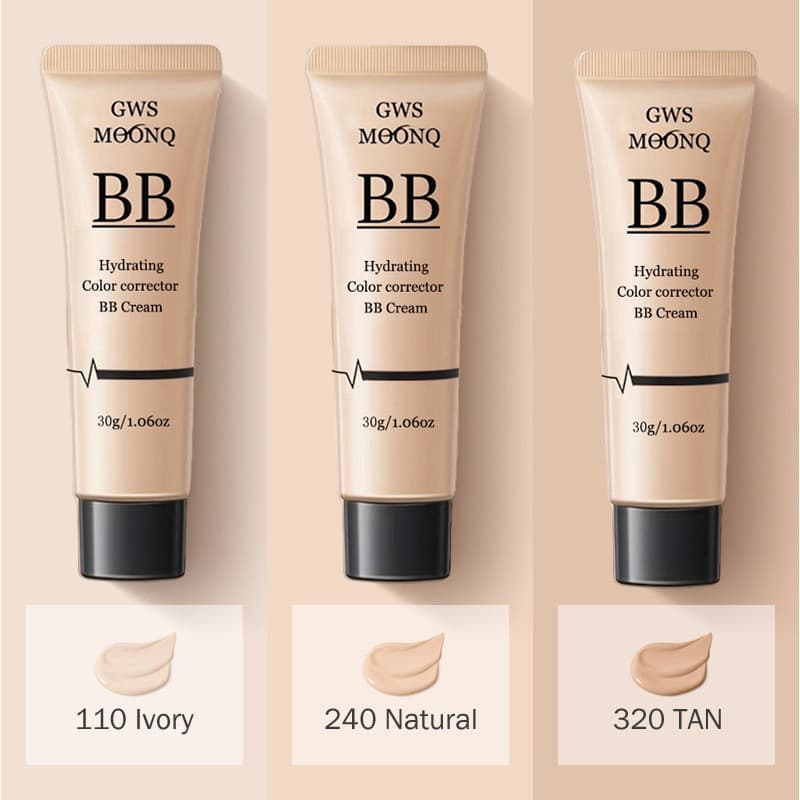 Maquiagem Nude À Prova D'água , Base Facial , Corretivo Líquido , Controle De Óleo , Brilho De Longa Duração , Creme BB 