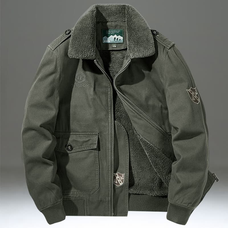Novo estilo acolchoado jaqueta forro masculino engrossado ferramentas inverno bombardeiro jaqueta Casual solto jaqueta m