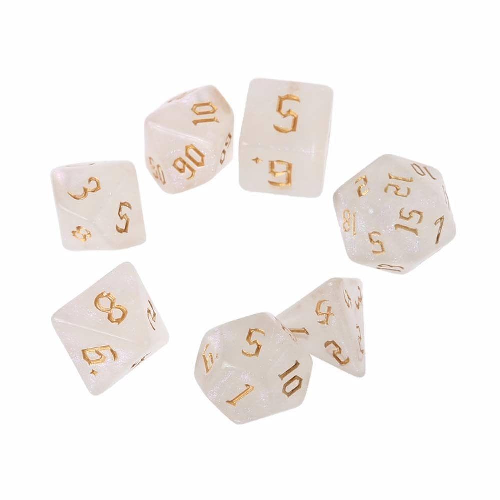   Dados Poliédricos Acrílico Jogando Jogos De Tabuleiro Jogo De Mesa Festa Em Família Entretenimento Brinquedos