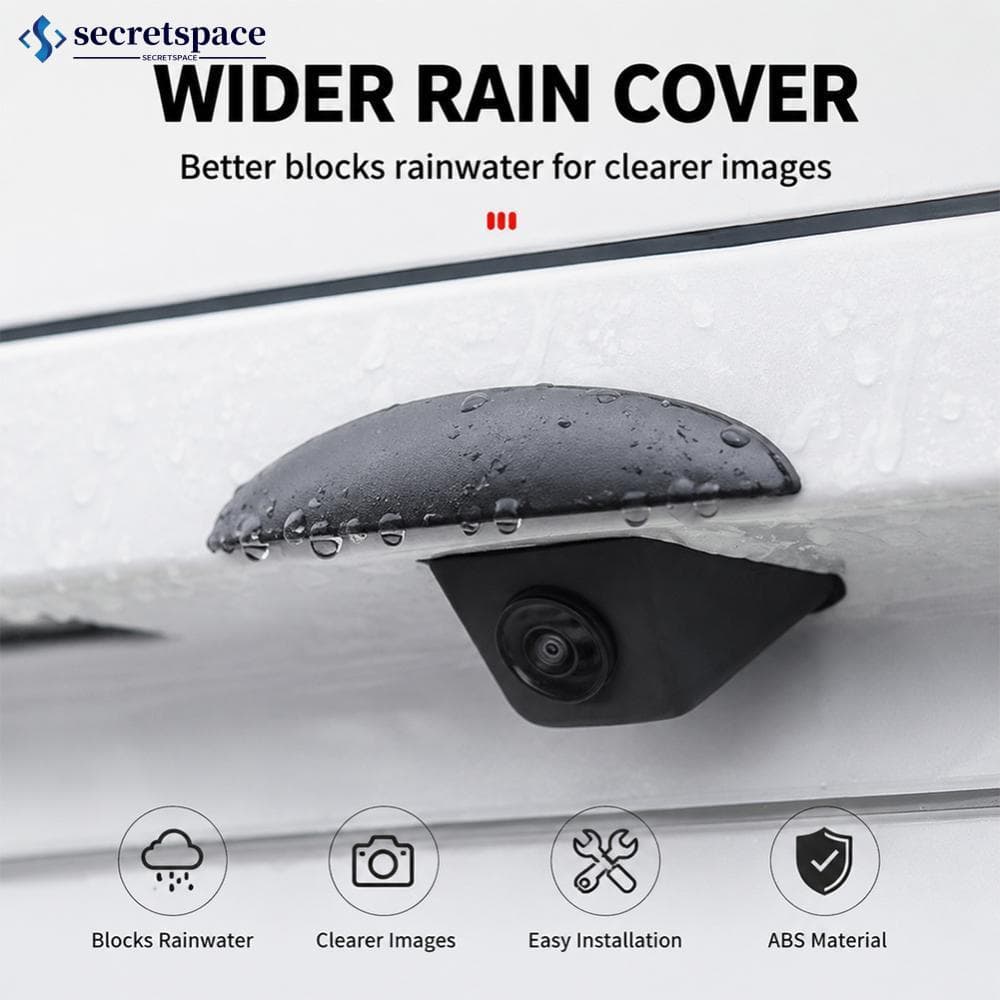SECRETSPACE Capa De Chuva Para Câmera Traseira Montada Em Carro Proteção À Prova D'água De Automóvel Protetor De Contra 