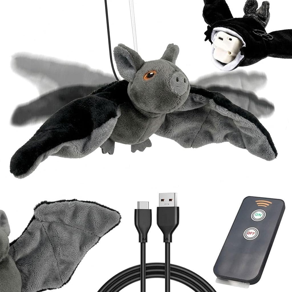 Brinquedo De Morcego Voador Para Gato E Cachorro , Com Aba Moldura De Porta , Brinquedos Interativos De Catnip Elevação 