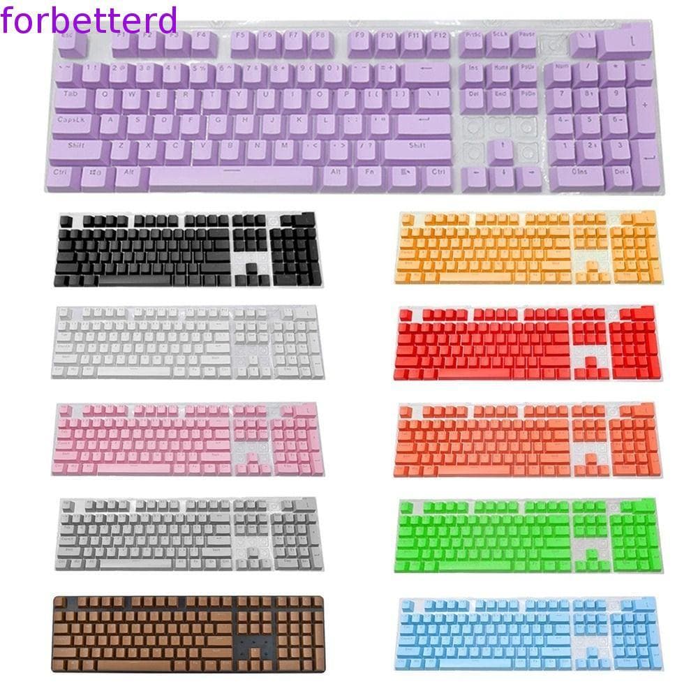 Teclas Mecânicas Transparentes Teclado Mecânico Universal Injeção OEM 104/108 980k Em Branco
