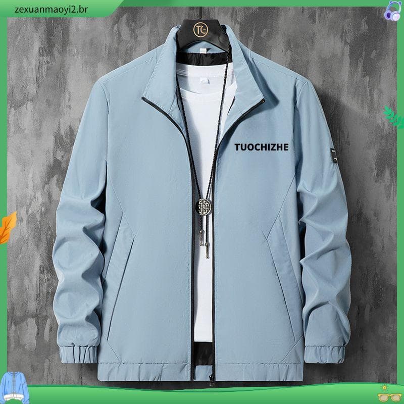 Jaqueta acolchoada masculina forro de inverno engrossado jaqueta masculina na moda gola Casual negócios topo jaqueta aco