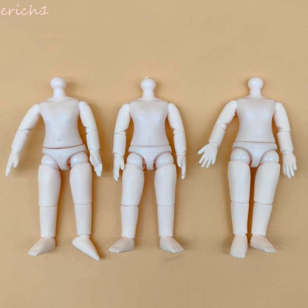 ERICH1 Brinquedos De Boneca Nua , Corpo De Articulação Esférica De 9.5cm De Altura Figura , Bonecas Nuas Articuladas Móv