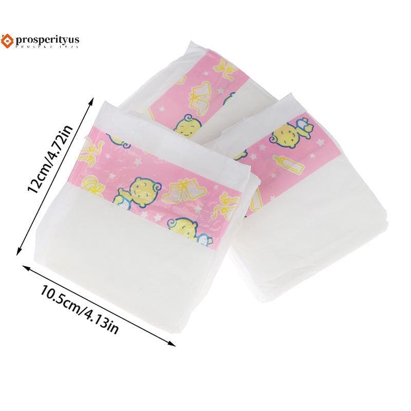 [PPTS] 3 Peças De Calças De Fraldas Para Bonecas , Acessórios Presentes , Brinquedos Infantis DIY