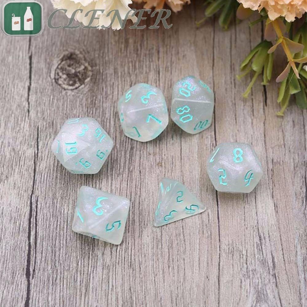 CLEANER Dice KTV 7 Pçs/set Jogando Jogos De Tabuleiro Jogo De Mesa Festa Em Família Brinquedos De Resina