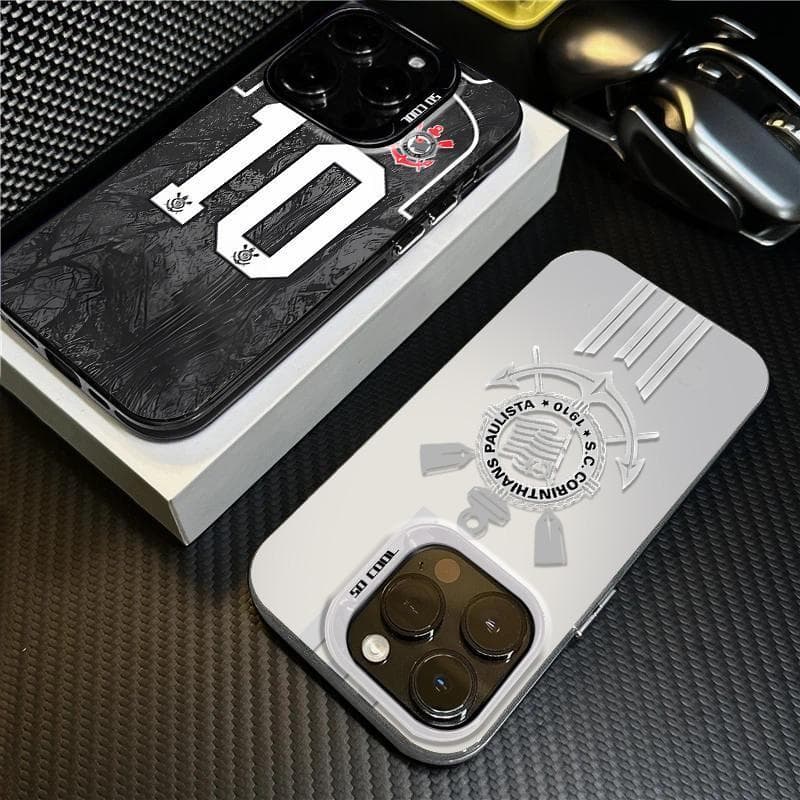 Capinha Com Nome Futebol Clube Brasileiro Para iPhone 15 14 13 12 11 X 7 8 16 PRO Anti-impacto Capinha de celular