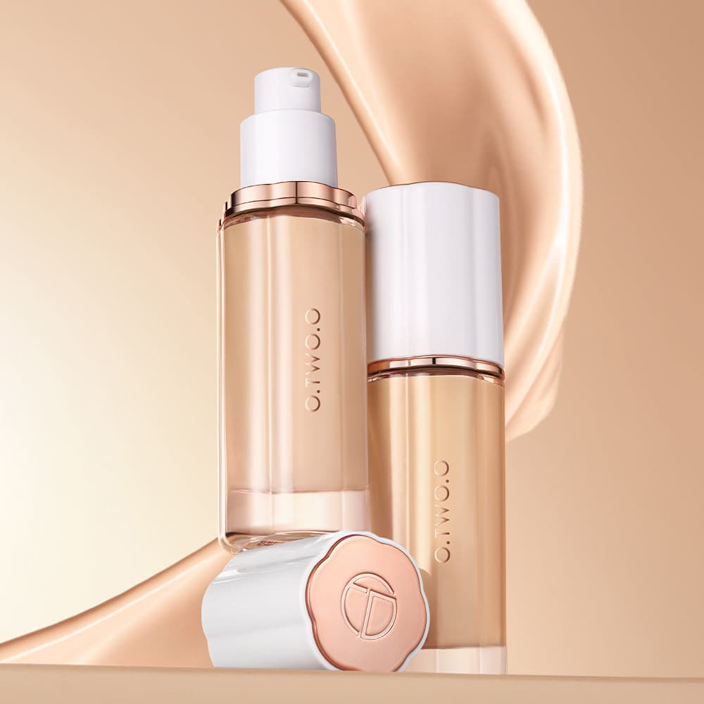 OTWO.O Soft Mist Lock Maquiagem Base Líquida Maquiagem Clara Segurando Base Líquida Hidratante Natural sc038