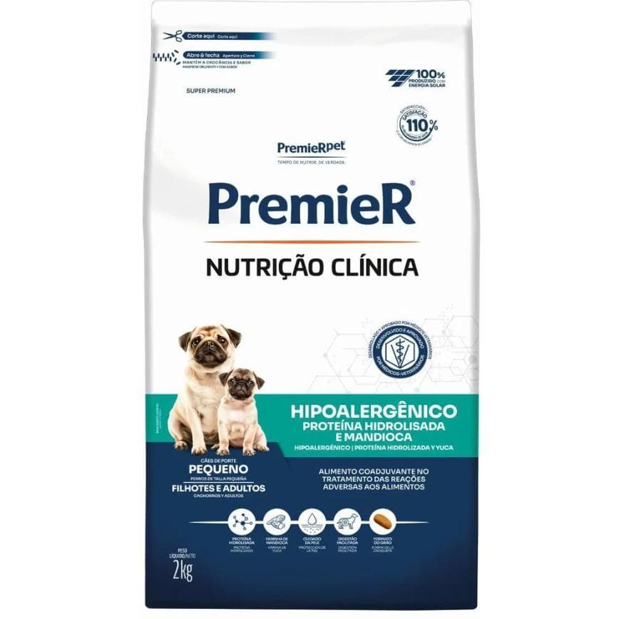 Ração PremieR Nutrição Clínica Hipoalergênico Cães 2Kg