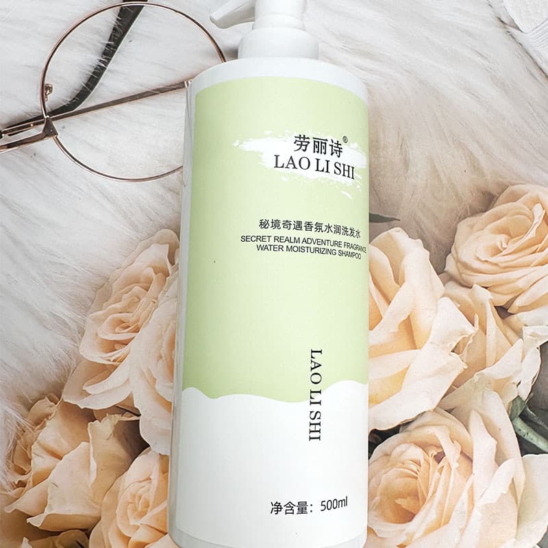 Laurish Secret Realm Adventure Fragrância Shampoo Hidratante Hidratante 500ml Grande Capacidade Suave Seco Suave Nutriti