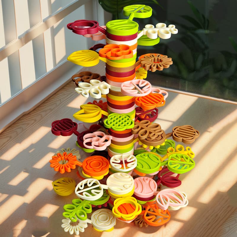 Concentração pensando brinquedos de treinamento Jenga árvore brinquedos educativos das crianças iluminação educação prec
