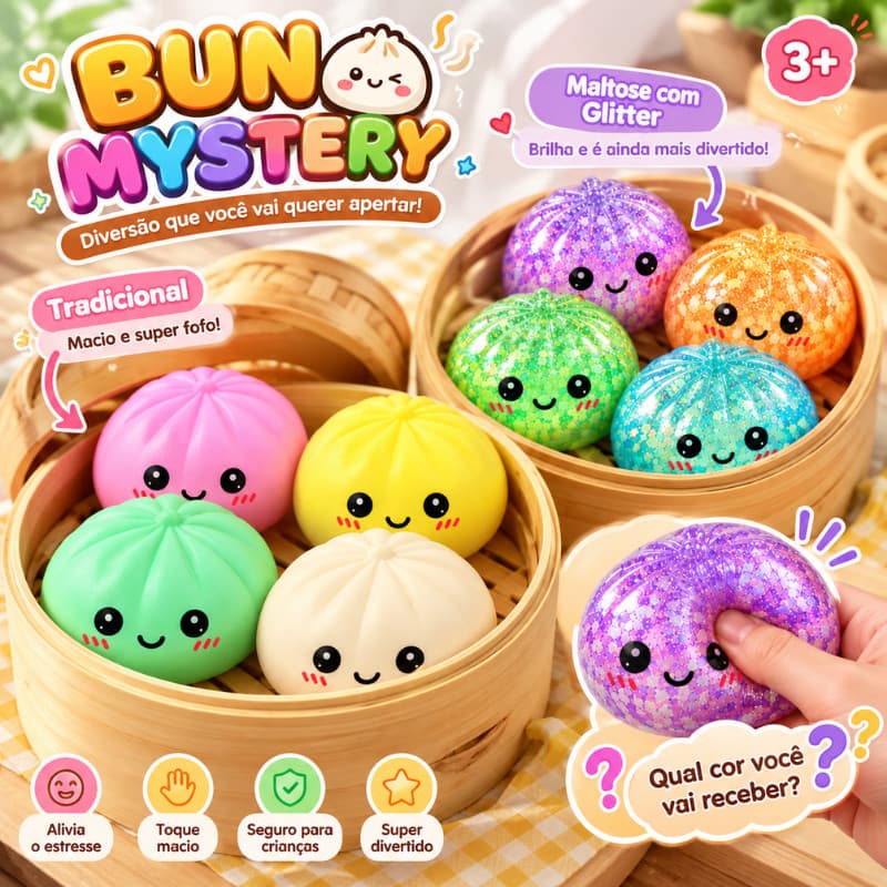 Lançamento Dumpling Squishy Slow Rising Colorido Macio Brinquedo Fidget Relaxante com Cestinha de Vapor