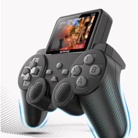 Controle Retro 520 Jogos com Tela LCD Mini Game USB AV Vídeo Game