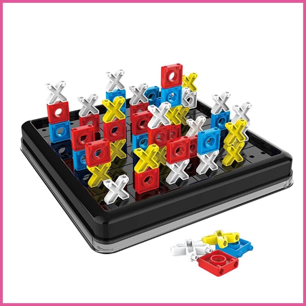 Jogos De Tabuleiro De Estratégia Para Famílias 3D Multi-Player Divertido Interativo Portátil Brinquedos Lógica Cérebro T