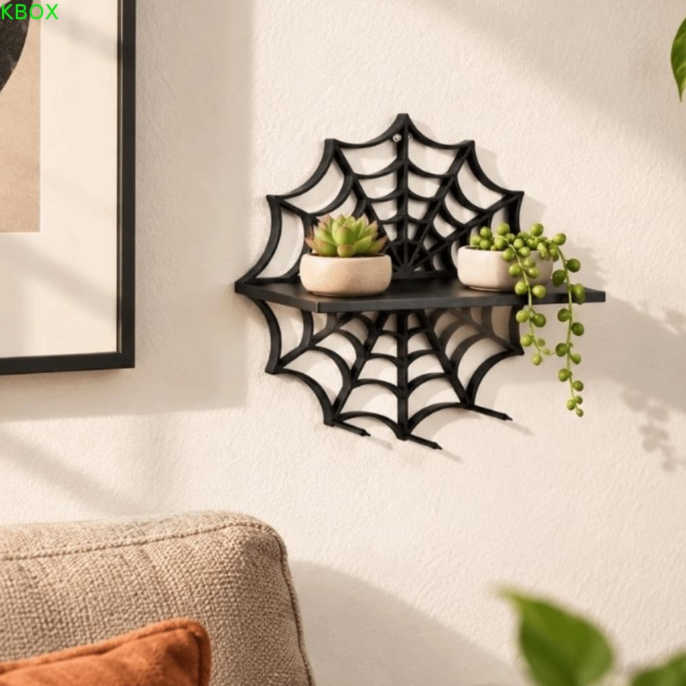 Prateleira Flutuante De Halloween , Prateleiras Góticas Montadas Na Parede Com Impressão 3D , Suporte Decorativo De Exib