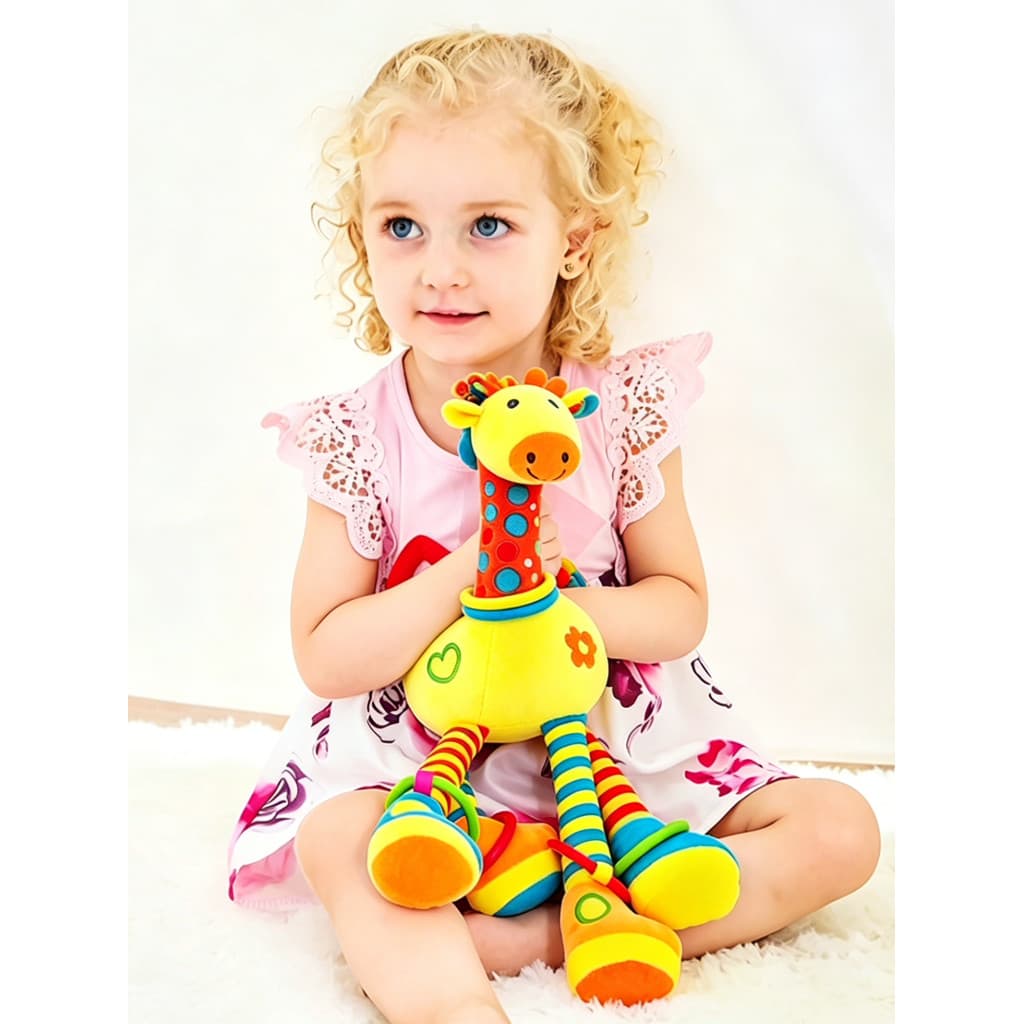 Bebê bebê dos desenhos animados forma Animal carrinho pingente cama pendurado pode pendurar aperto do bebê brinquedo cal