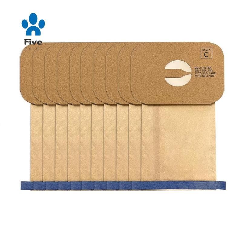 Saco De Pó De Substituição-10 Pacotes De Sacos De Aspirador Estilo C Para Aspiradores Tanque Canister