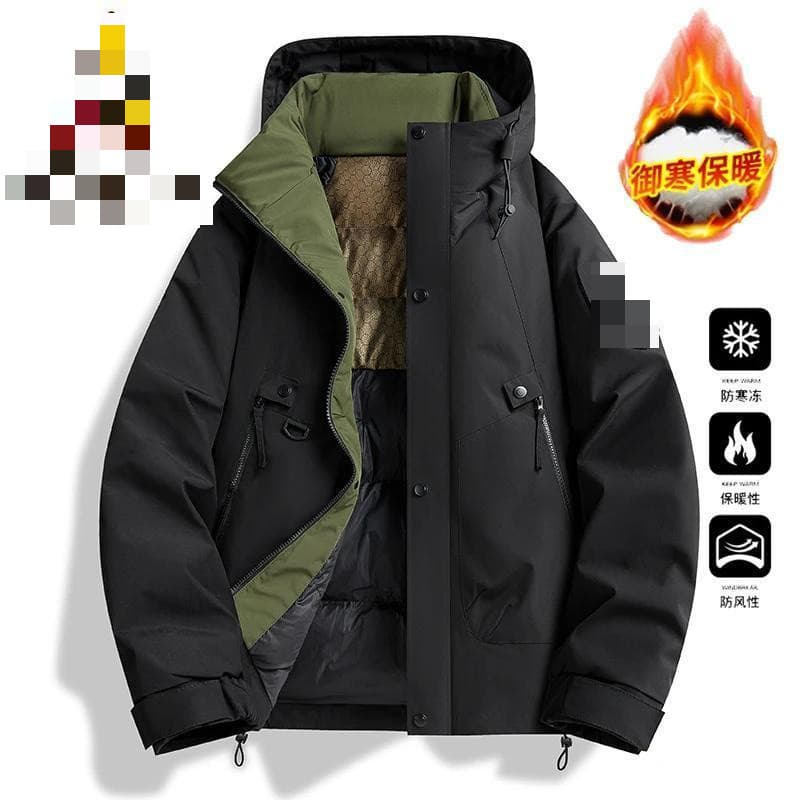 Jaqueta acolchoada masculina feminina na moda inverno à prova de vento impermeável jaqueta Casual masculina