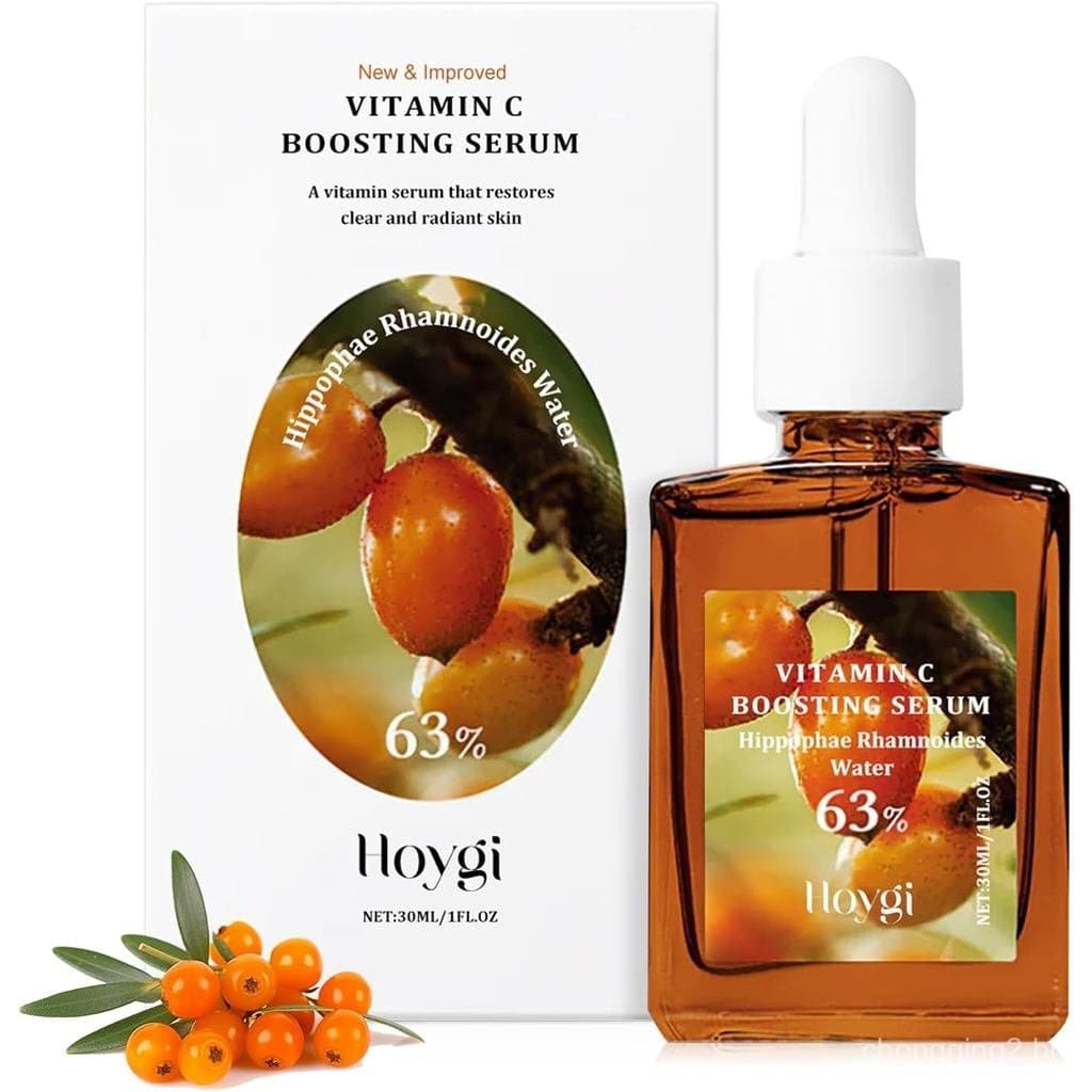 Sérum de vitamina C, sérum facial de vitamina C, contém ácido hialurônico, sérum facial anti-envelhecimento, repara a ba