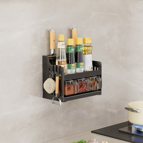 Organizador Parede Multiuso Cozinha Banheiro Temperos Condimentos Utensilios Pratico
