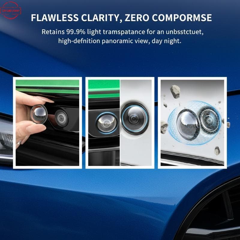 OZTH Protetor De Lente De Câmera De Carro Universal Para Baup De Visão Traseira 2 Ou 2/10 PCS Acessório Resistente A Arr