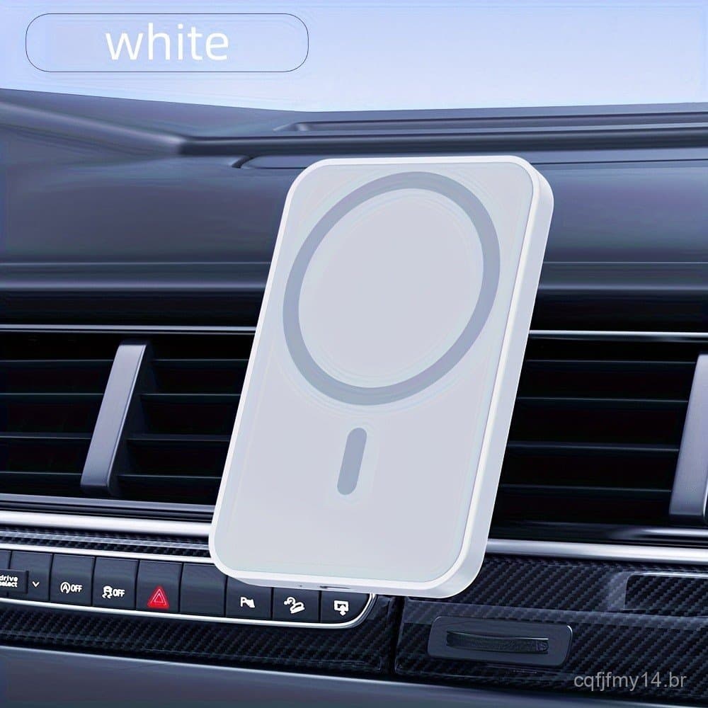 para Carregador de Carro MagSafe 17, [Mais Seguro e Mais Rápido] Carregador Sem Fio Magnético para Saída de Ar do Carro,