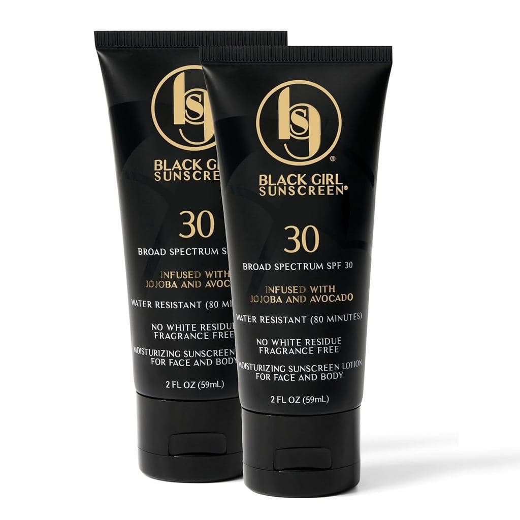 Protetor Solar Black Girl SPF 30 para Rosto e Corpo - Proteção Solar Hidratante, SPF 30, Loção Solar para Mulheres, Ultr
