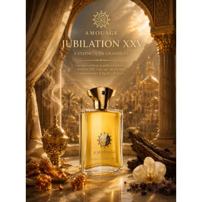Perfume Amouage Jubilation XXV Man Eau de Parfum 100ml Masculino Nicho Importado Incenso Oriental