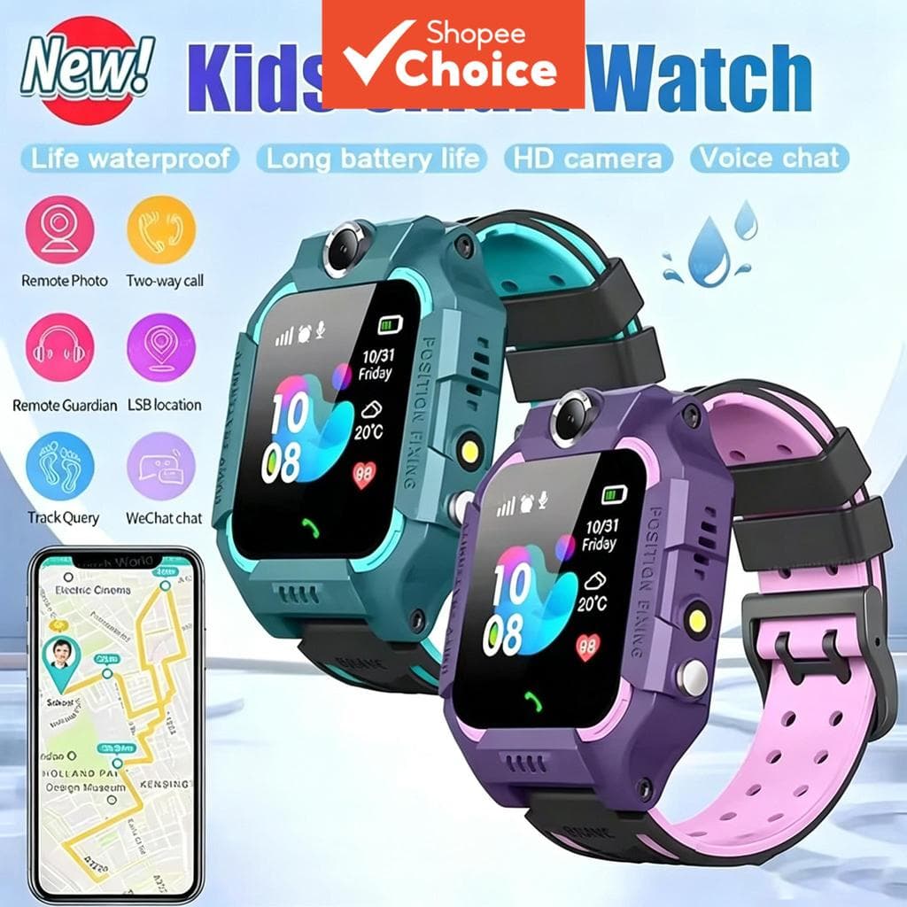 Novas Crianças 2G Relógio Inteligente Cartão Sim Chamadas Câmera À Prova Dwaterproof Água Criança Smartwatch Presentes P