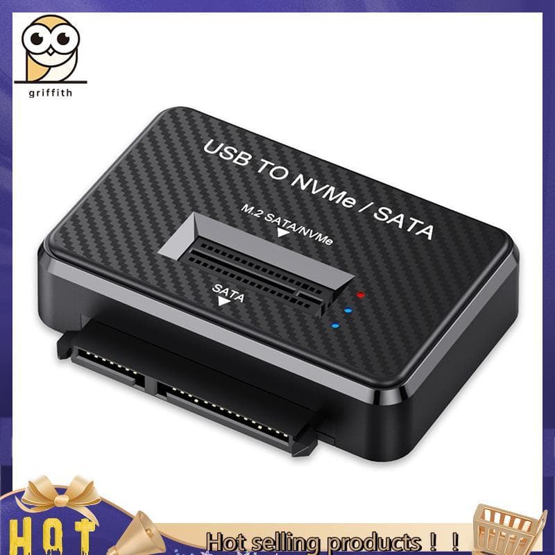 Leitor De Unidade De Estado Sólido Brs1m . 2 NVMe/SATA 2 Em 1 Dock Externo SSD Cartão M Gabinete