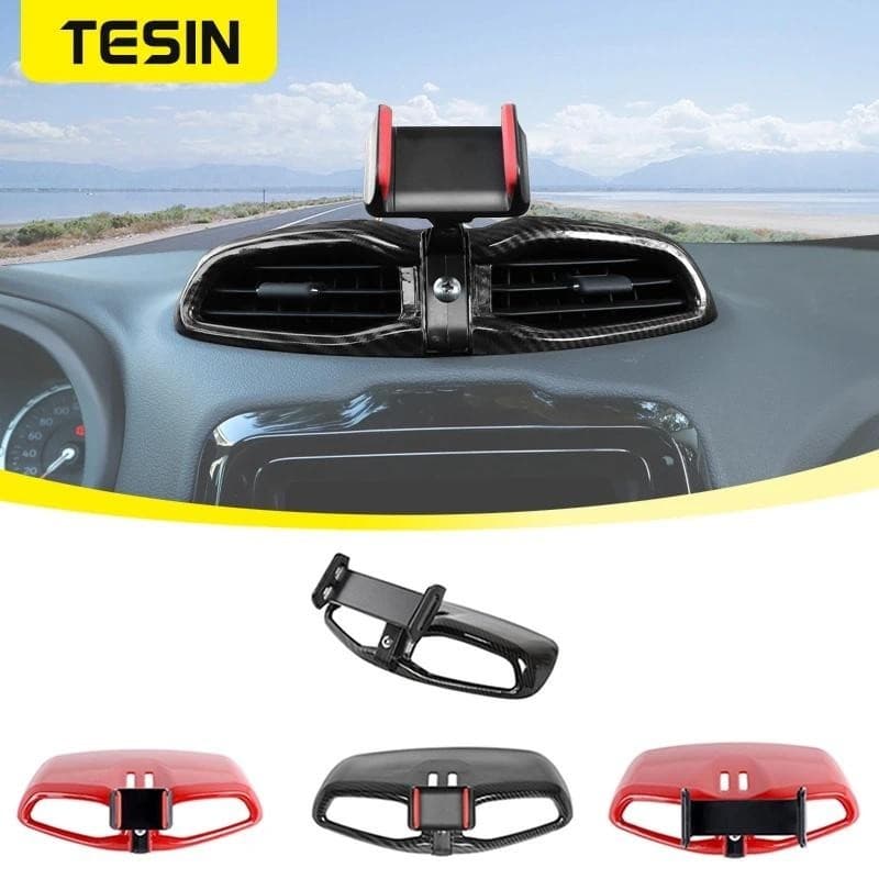 Carro Central Ventilação De Ar Tablet Suporte Do Telefone Móvel GPS Montagem Para Jeep Renegade 2015 Up Molduras Interio