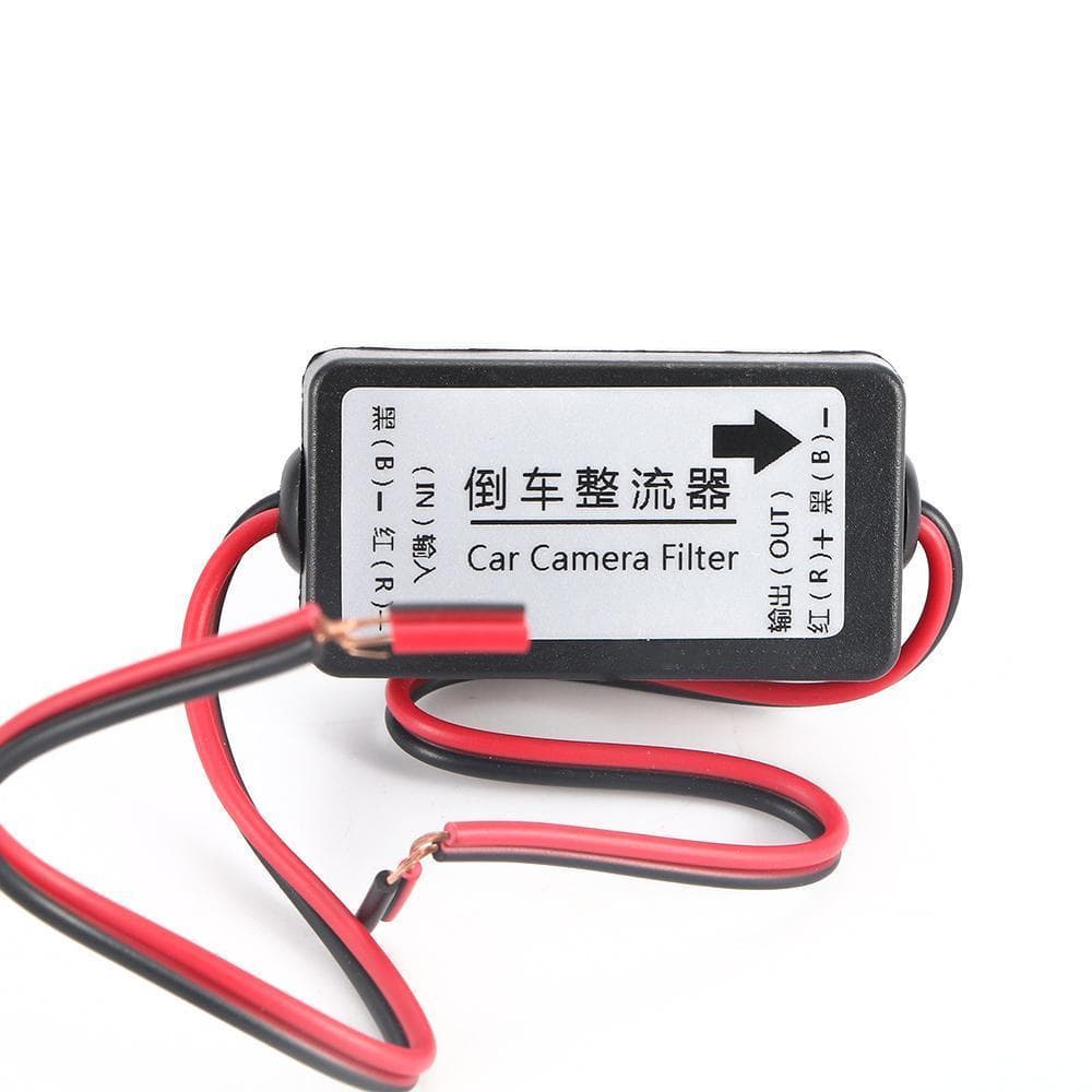 Filtro De Câmera De Carro Automático , Relé De Interferência , Visão Traseira , Conector De Reversão