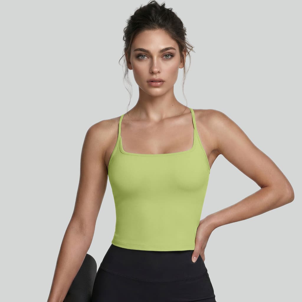 Roupa interior esportiva linda volta feminina verão à prova de choque reunião I-back Yoga colete de Fitness