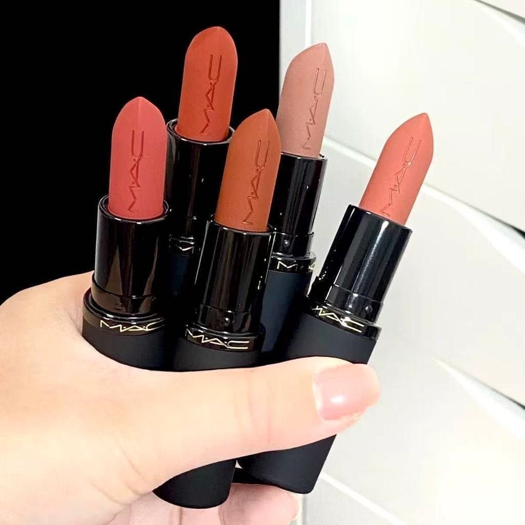 Novo batom matte Mac 3,5g, maquiagem de luxo, batom matte Mac Kiss 3,5g, cosméticos, batom líquido 5ml