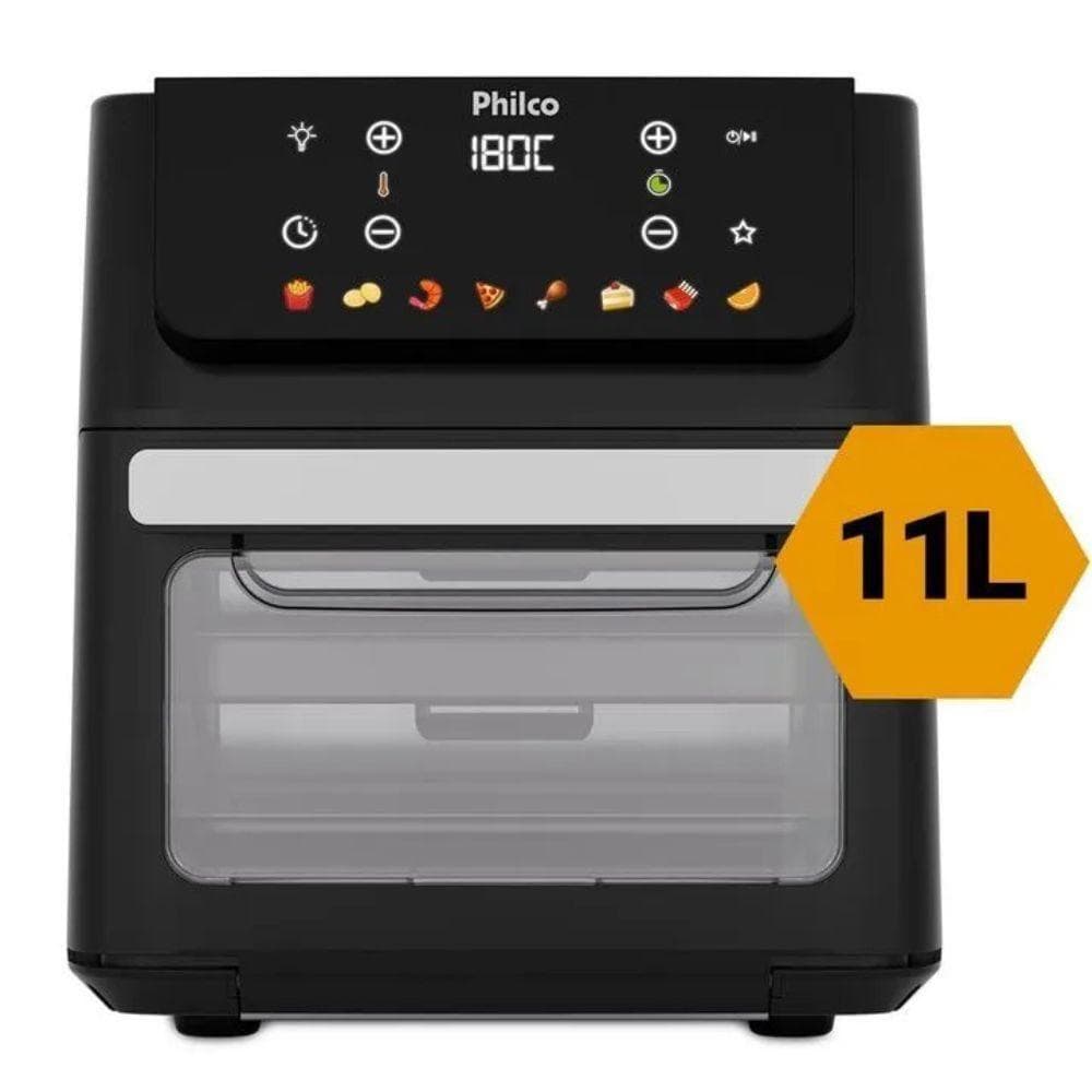 Fritadeira sem Óleo Philco PAF11B 11L 1800W Preto Bivolt